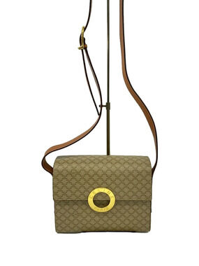 Celine Shoulder Bag Circle Beige All over